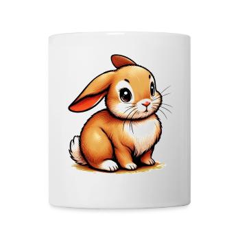 Kaninchen - Tasse - Weiß - Vorne