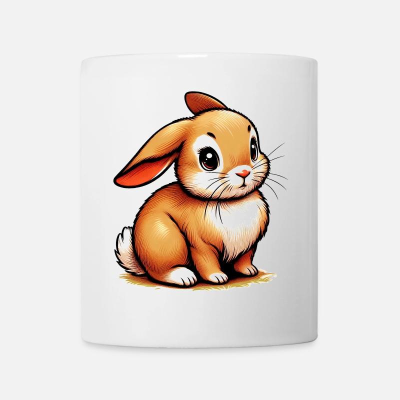 Kaninchen - Tasse - Weiß