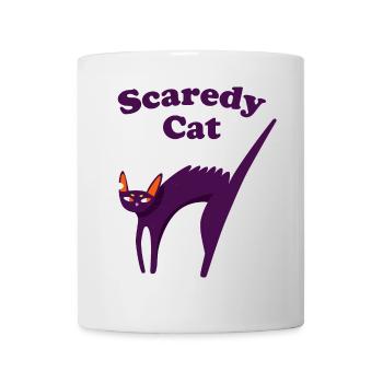 Scaredy Cat - Mug - white - Front
