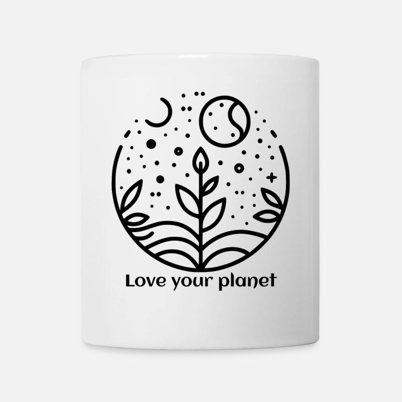 Nature - Love your planet - Mug - white