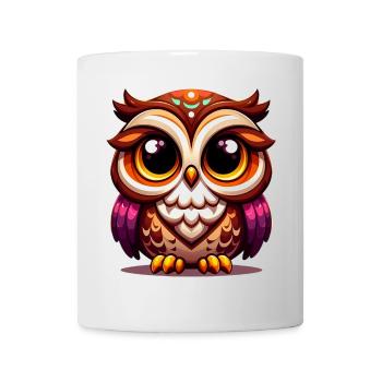 Owl - Mug - white - Front
