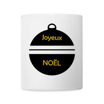 WEIHNACHTEN. FROHE WEIHNACHTEN. FROHE WEIHNACHTEN. NEUJAHRSTAG - Tasse - Weiß - Vorne