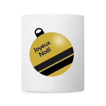 WEIHNACHTEN. FROHE WEIHNACHTEN. FROHE WEIHNACHTEN. NEUJAHRSTAG - Tasse - Weiß - Vorne
