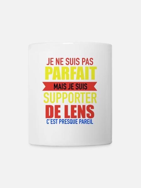 Supporter Lens Foot Lensois Humour - Mug blanc - blanc