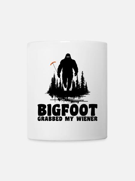 Bigfoot Schnappte Sich Meinen Wiener, Lustig - Tasse - Weiß
