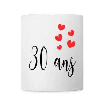 30. 30 YEARS. 30th ANNIVERSARY. 30 YEARS ANNIVERSARY. - Mug - white - Front