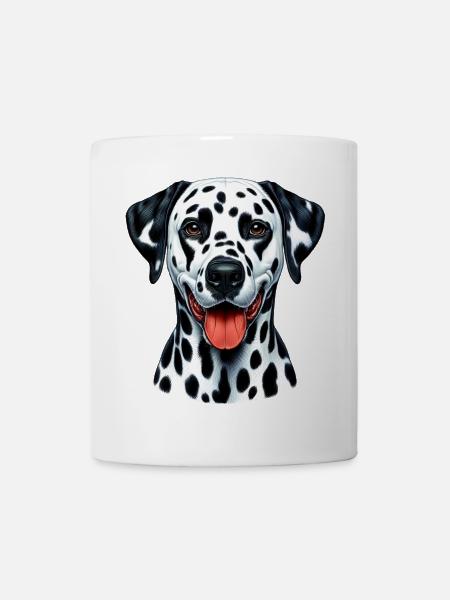 Dalmatiner Hund - Tasse - Weiß