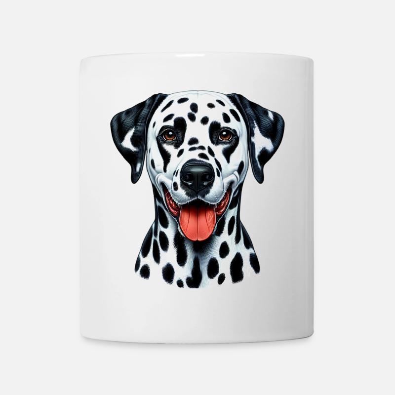 Dalmatiner Hund - Tasse - Weiß
