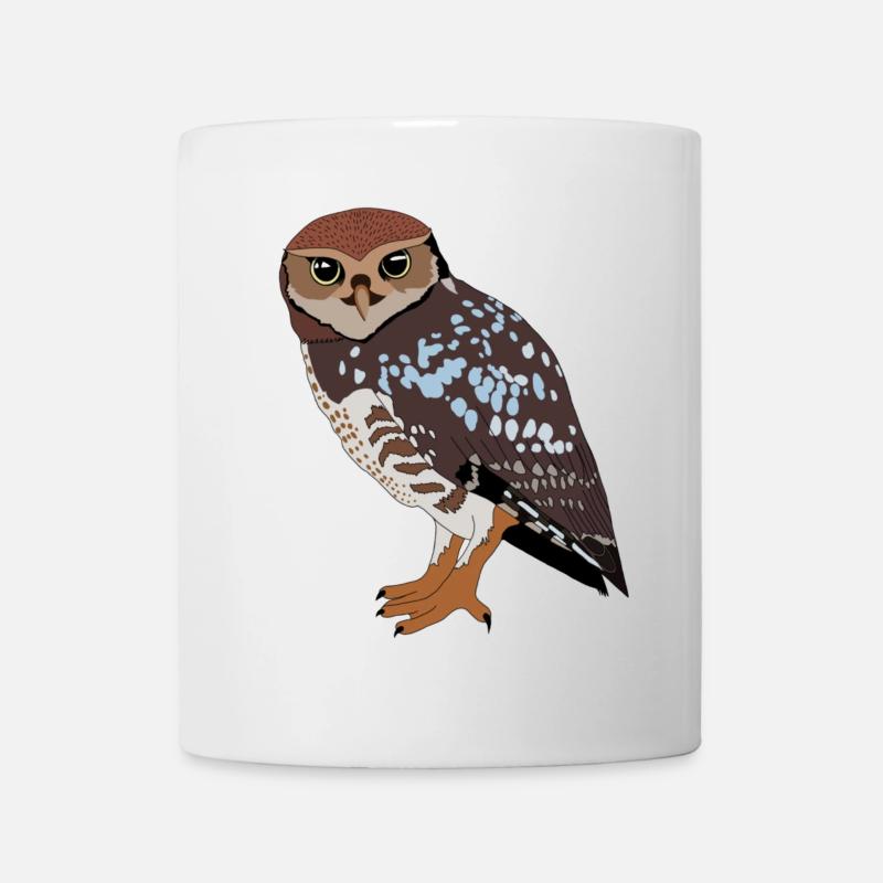 Hibou - Mug blanc - blanc