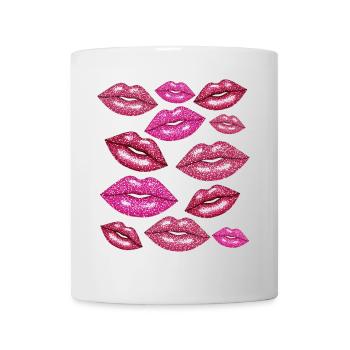 Coquette Lips Kisses Romantic - Mug - white - Front