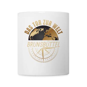 Das Tor zur Welt - Brunsbüttel - Tasse - Weiß - Vorne