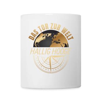Das Tor zur Welt - Hallig Hooge - Tasse - Weiß - Vorne