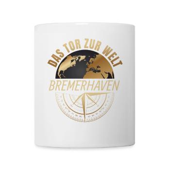 Das Tor zur Welt - Bremerhaven - Tasse - Weiß - Vorne