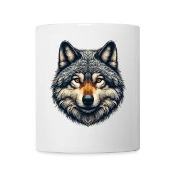 Wolf - Mug - white - Front
