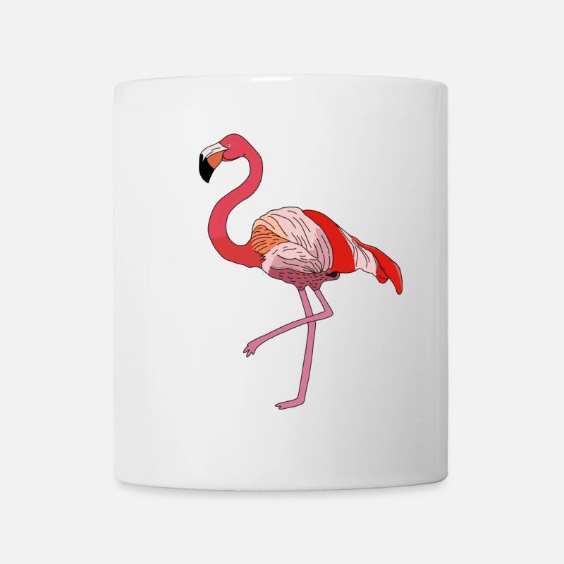 Flamingo - Tasse - Weiß