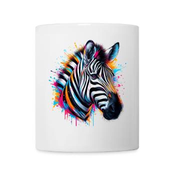 Zebra - Tasse - Weiß - Vorne
