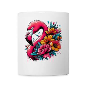 Flamingo - Tasse - Weiß - Vorne