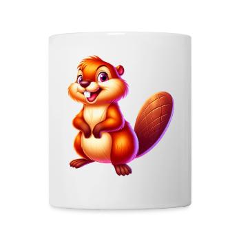 Beaver - Mug - white - Front
