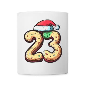 23 Number Christmas Cookie - Mug - white - Front