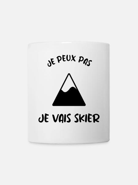 ICH KANN NICHT. SKI. SKI. SCHLÄGER. SCHNEE. SNOWBOARDEN - Tasse - Weiß