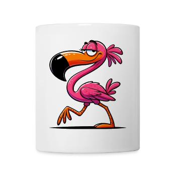 Flamingo - Tasse - Weiß - Vorne