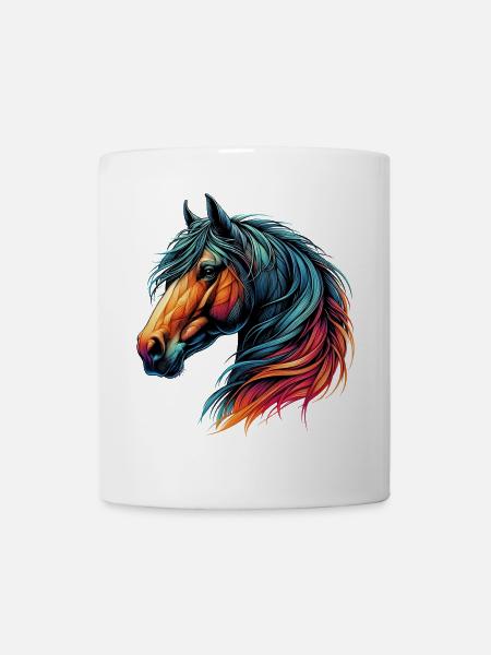 Pferd - Tasse - Weiß
