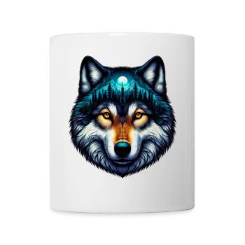 Wolf - Tasse - Weiß - Vorne