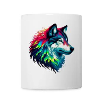 Loup - Mug blanc - blanc - Devant