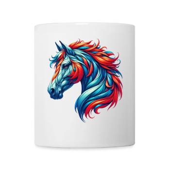 Pferd - Tasse - Weiß - Vorne