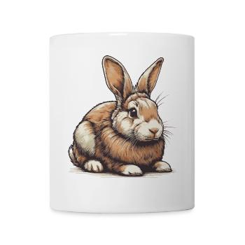 Lapin - Mug blanc - blanc - Devant