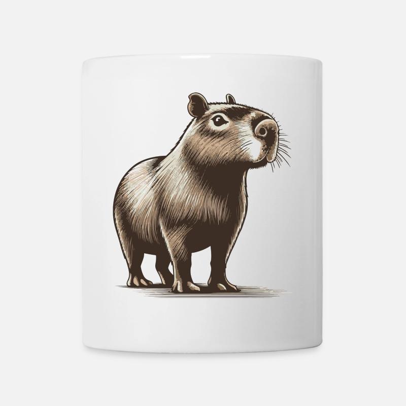 Capybara - Tasse - Weiß