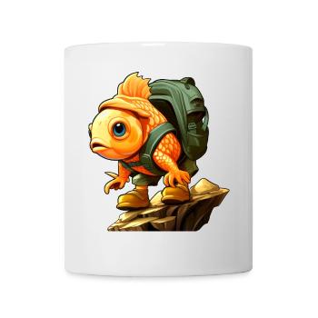 Poissons Randonnée / Alpinisme Poissons - Mug blanc - blanc - Devant