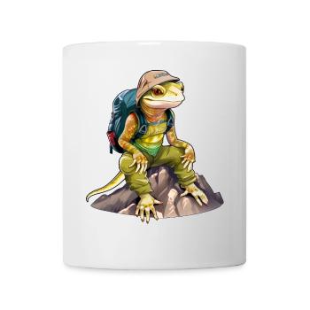 Lizard Mountaineer / Hiking Lizards - Mug - white - Front