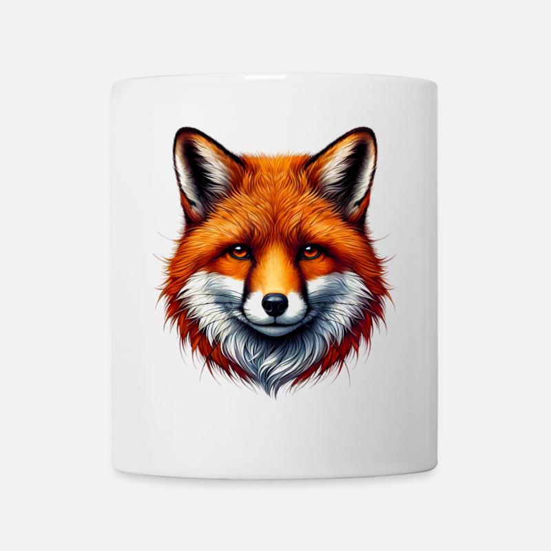 Fuchs - Tasse - Weiß
