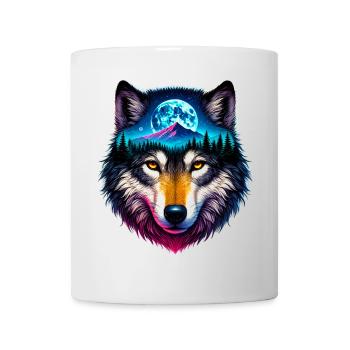 Loup - Mug blanc - blanc - Devant