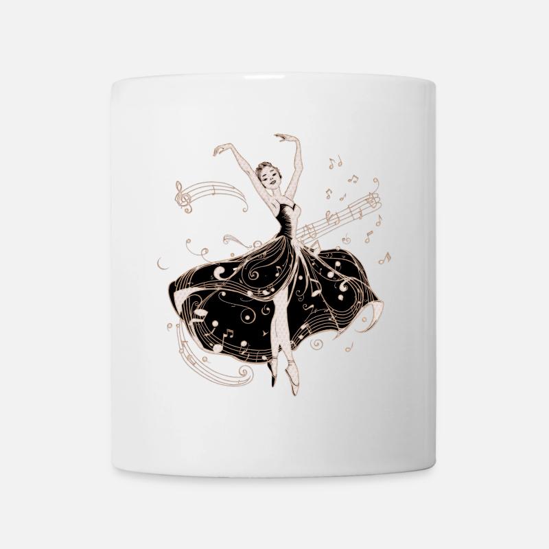 Die Tänzerin des Abends. - Tasse - Weiß