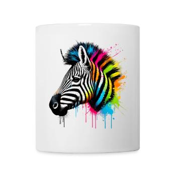 Zebra - Tasse - Weiß - Vorne