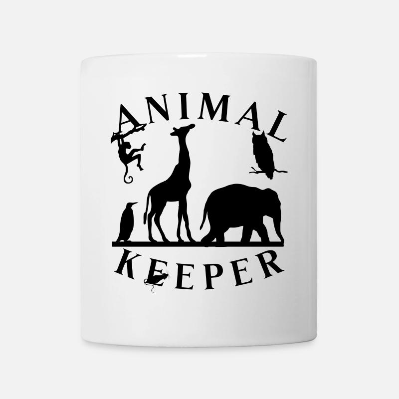 Lustiger Tierpfleger Spruch- Tierhalter - Tasse - Weiß