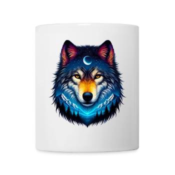 Loup - Mug blanc - blanc - Devant