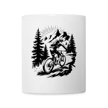 MTB Mountainbike - Tasse - Weiß - Vorne