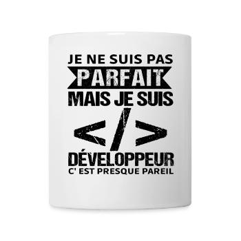 Humour Geek Cadeau Développeur Codeur Programmeur - Mug blanc - blanc - Devant