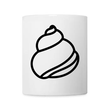 Muschel - Tasse - Weiß - Vorne