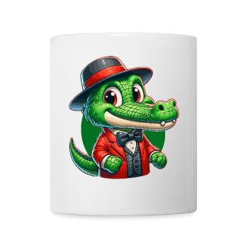 Crocodile Russe en Russe Crocodiles Russes - Mug blanc - blanc - Devant