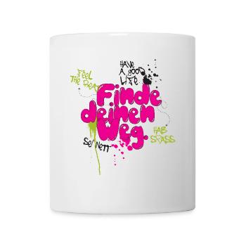 Finde deinen weg - Tasse - Weiß - Vorne