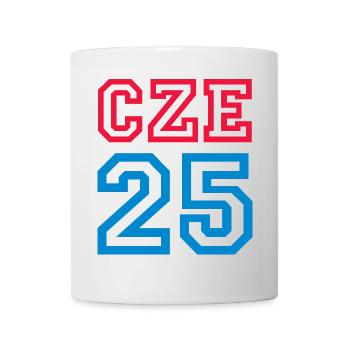 TSCHECHIEN Czech Republic - Tasse - Weiß - Vorne