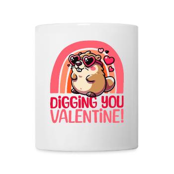 You're great, Valentin – Cute Groundhog Design - Mug - white - Front