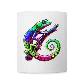 Gecko - Tasse - Weiß - Vorne
