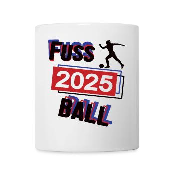 Fussball Spielerin Team Turnier Mannschaft 2025 - Tasse - Weiß - Vorne