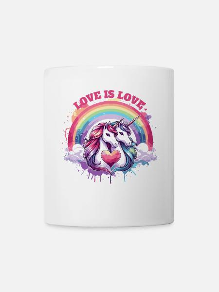Love is Love - Tasse - Weiß