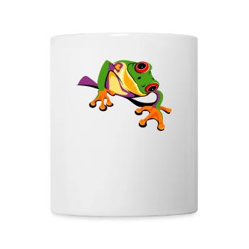 frog rainforest comic frog environmental protection - Mug - white - Front